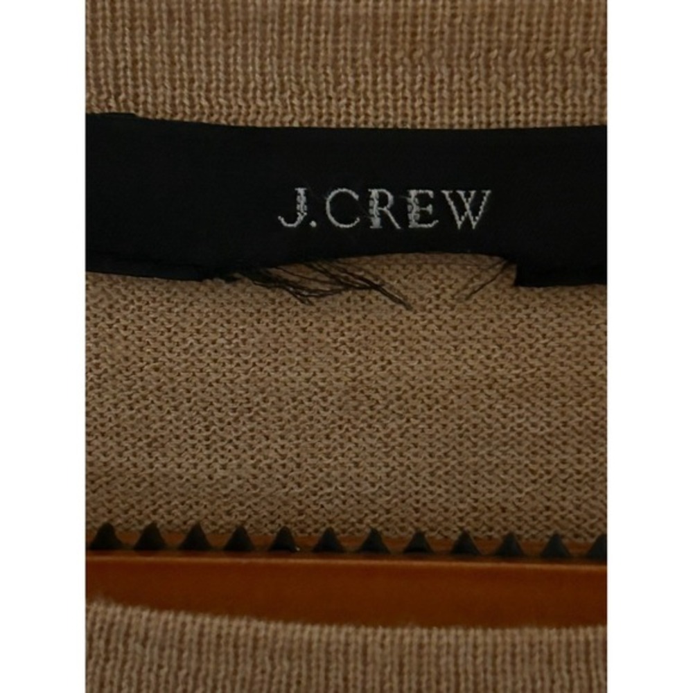 J.Crew Womens Crewneck Lightweight Knit Sweater Camel Tan Brown Long Sleeve - Picture 4 of 6